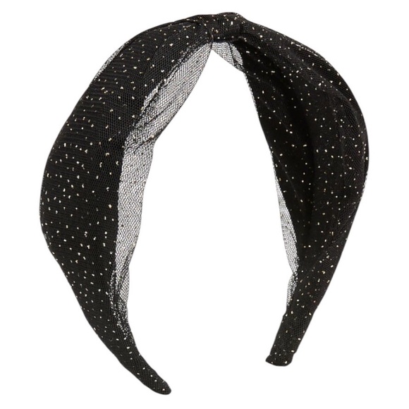 NWT J. Crew Glitter Wrapped Headband, Sparkle Witchy Halloween J.Crew Factory OS - Picture 1 of 12